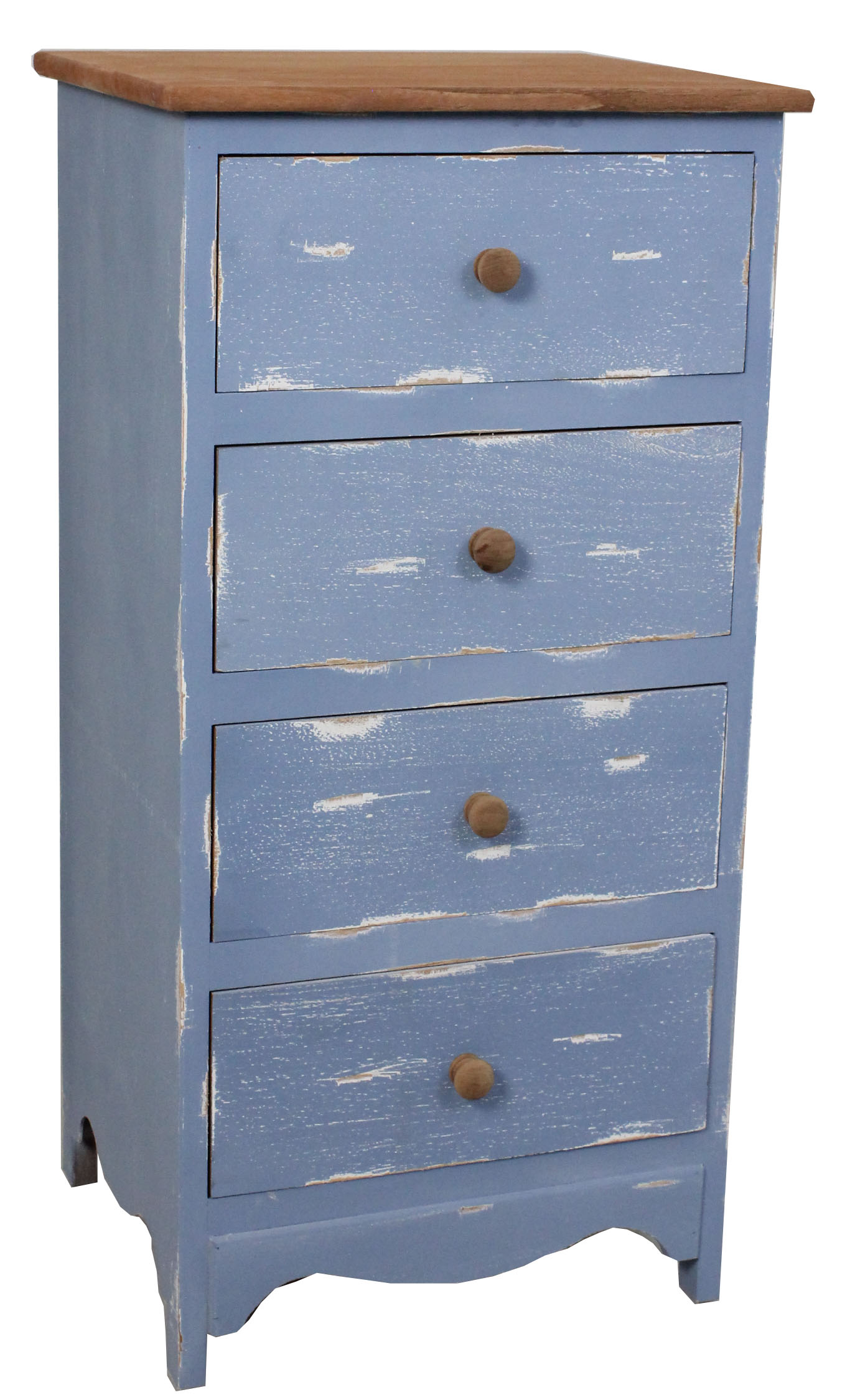 Four drawer wooden cabinet -4303