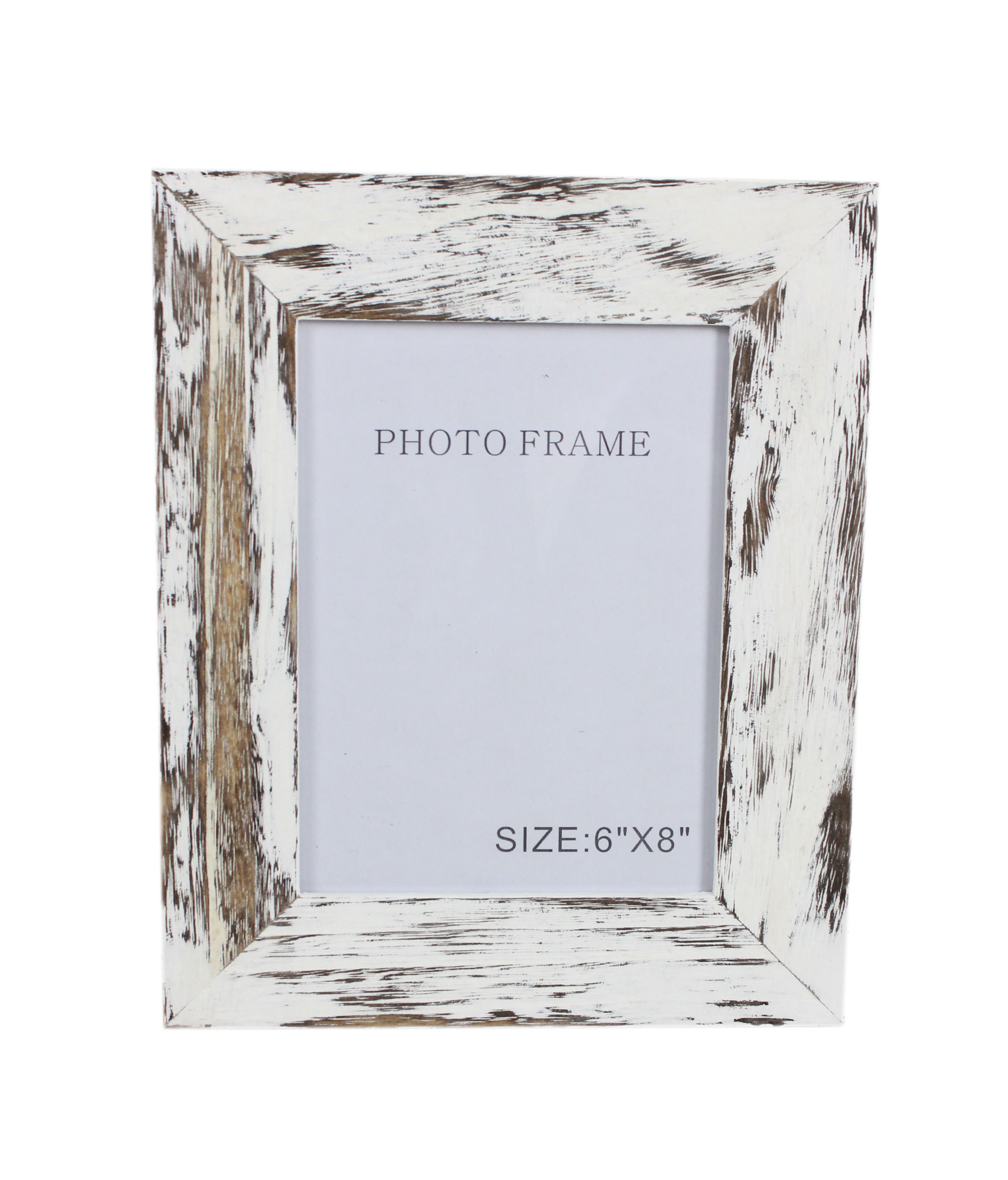 wooden frame,brush white frame-5388
