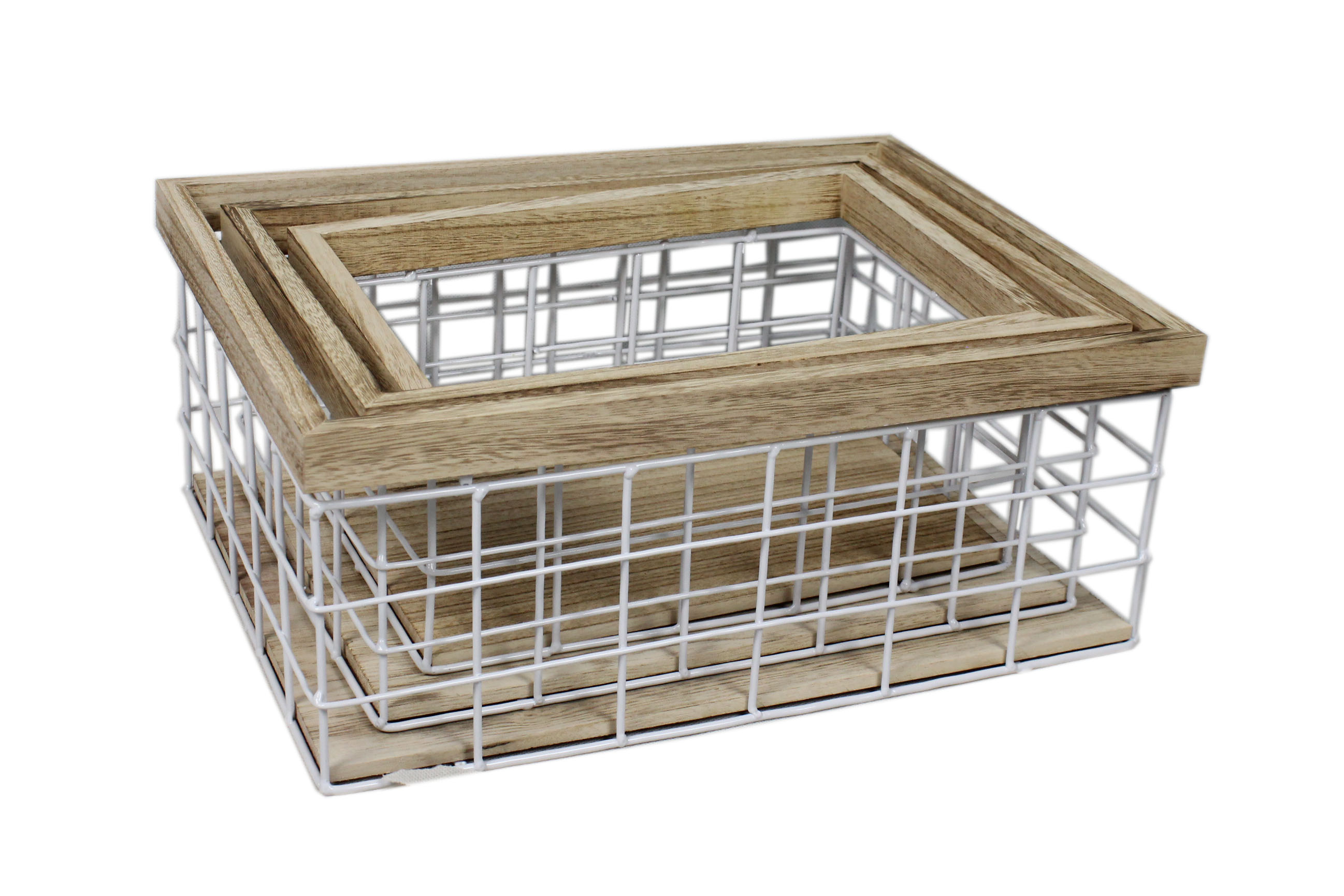 Rustic Bathroom Storage ,Wire Baskets -5699L