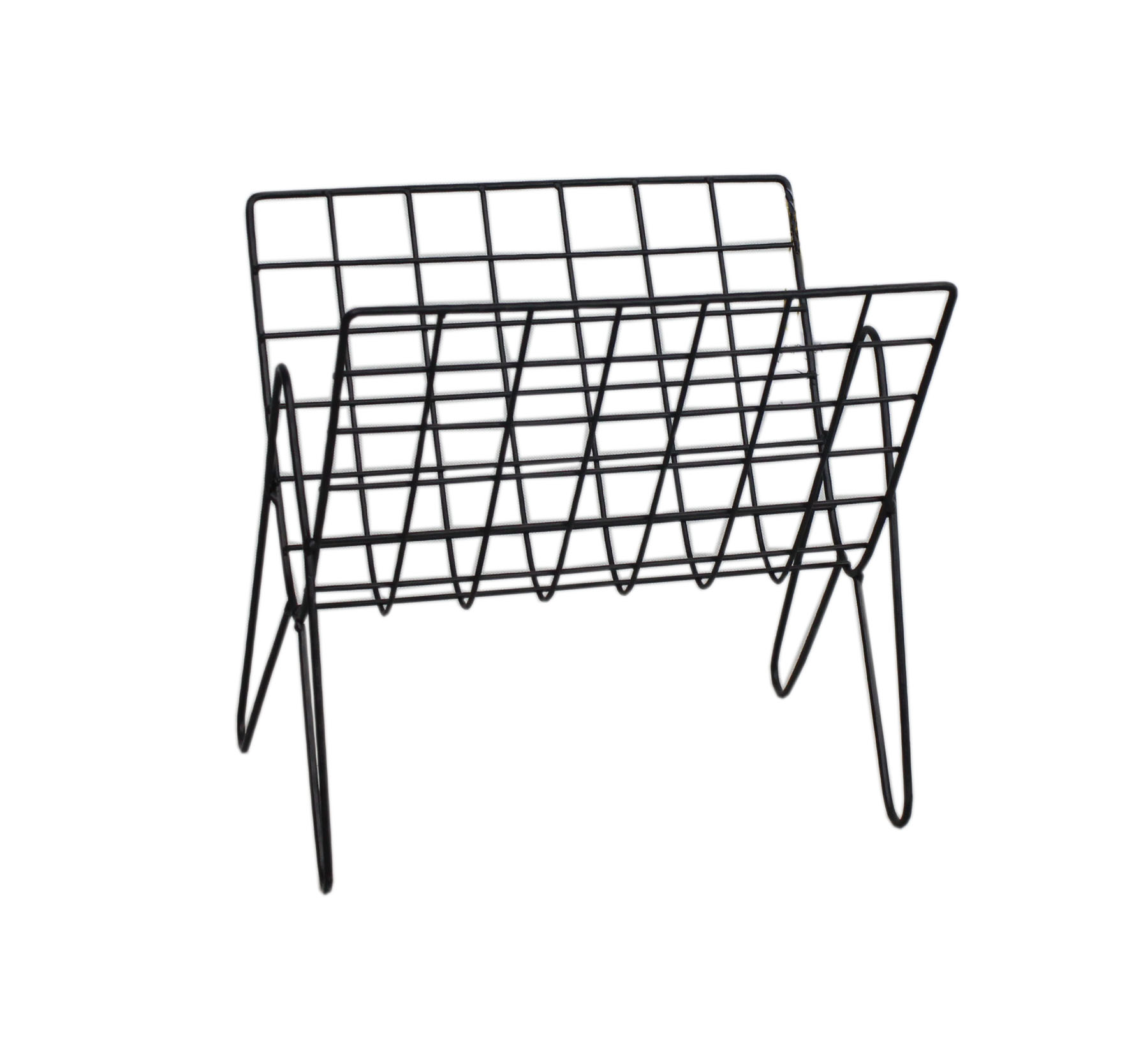 Vintage Magazine Rack, Towel Storage-5706