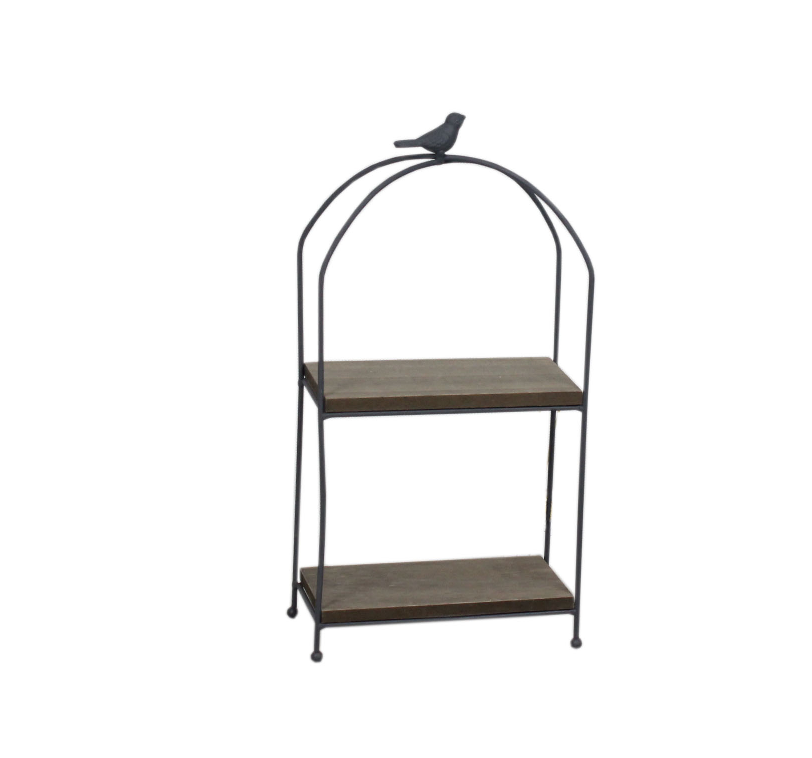 Metal & Wood Shelving Unit , Wall Shelf-5625