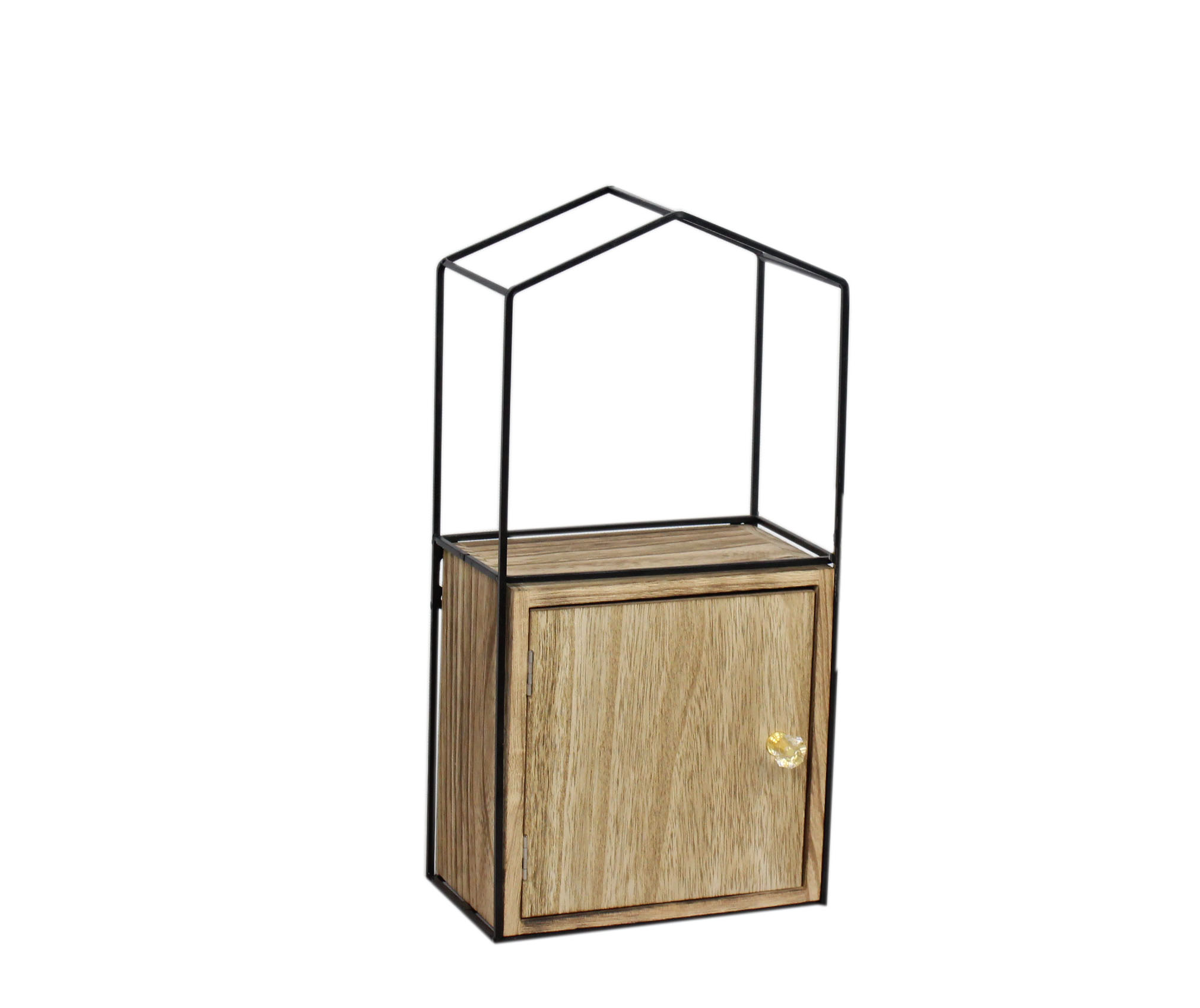 wall shelf ,wood and metal shelf-5622