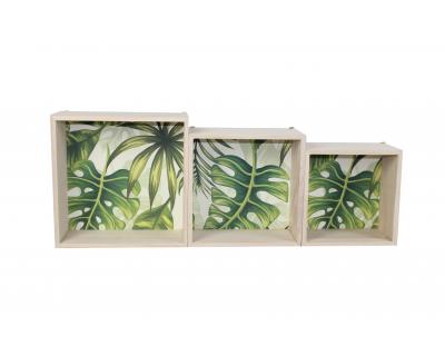 Wall Storage jungle Box - Set of 3 Boxes - 4982