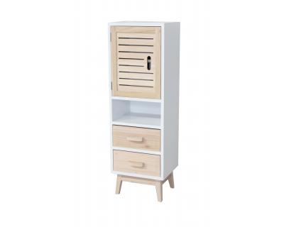 Two drawer & door small chest-4087