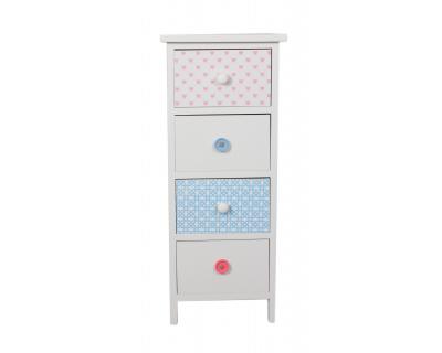 White Bedside Table,cabinet ,chest -4065