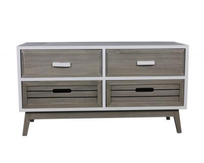 wooden cabinet,bench with drawers-4088