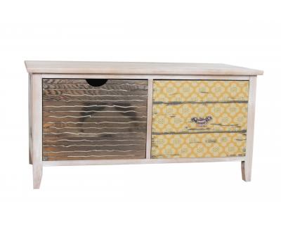 Wooden cabinet & bench storage-4701