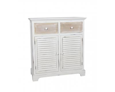 Brush white cabinet with blind door-4288