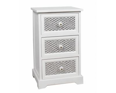 Silver drawer chest Wooden cabinet-5534-2