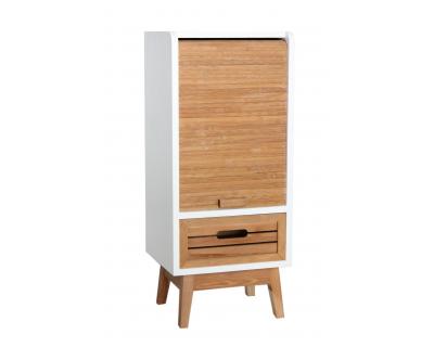 Roll- fronted cabinet with drawers-3802
